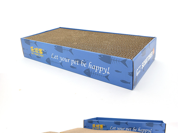 Leyoupai Boxed Double-Sided Three-Piece Flat Plate Cat Toy Cat Grinding Claw Cat-Related Products Corrugated Paper Cat Scratch Board Leyoupai Boxed Double-Sided Three-Piece Flat Plate Cat Toy Cat Grinding Claw Cat-Related Products Corrugated Paper Cat Scratch Board
