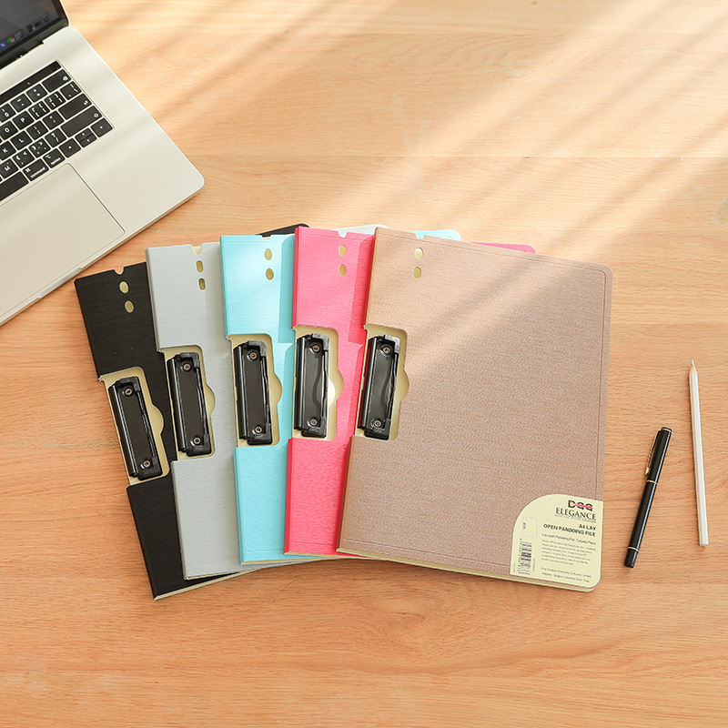 A4 Folder Test Paper Clip Student Material Storage Book Holder Test Paper Clip Writing Pad Office Supplies Stationery Plate Holder