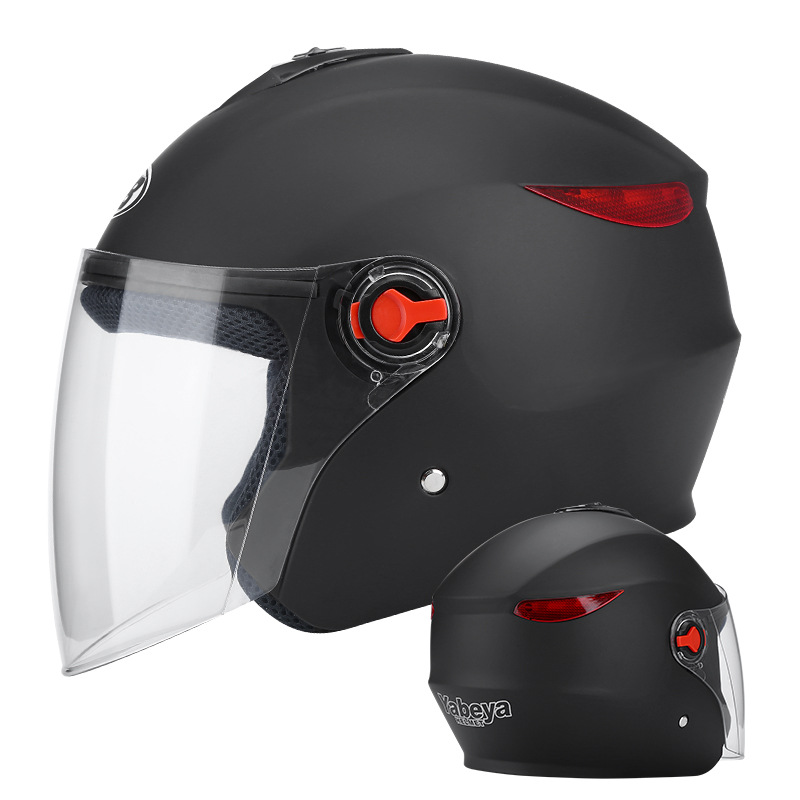 BYBAbiya 709 New Half Helmet Electric Bicycle Helmet Unisex Helmet Four Seasons Helmet Riding Helmet
