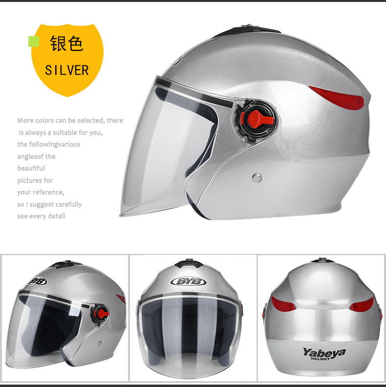 BYBAbiya 709 New Half Helmet Electric Bicycle Helmet Unisex Helmet Four Seasons Helmet Riding Helmet BYBAbiya 709 New Half Helmet Electric Bicycle Helmet Unisex Helmet Four Seasons Helmet Riding Helmet