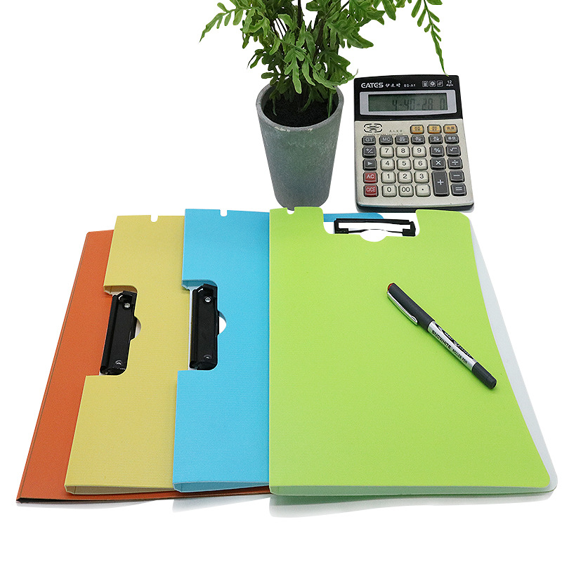 Sanqi A4 Folder Test Paper Clip Student Folder Test Paper Clip Writing Pad Office Supplies Stationery Plate Holder