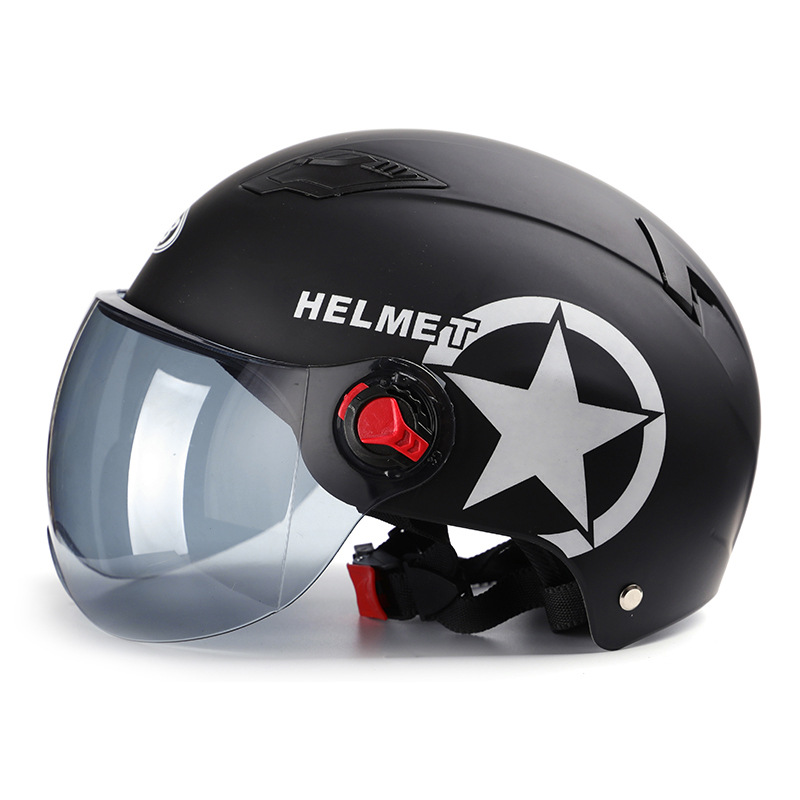Electric Bicycle Helmet Baby Boy and Girl Summer Helmet Sun Protection Motorcycle Helmet Helmet Helmet Protective Cap