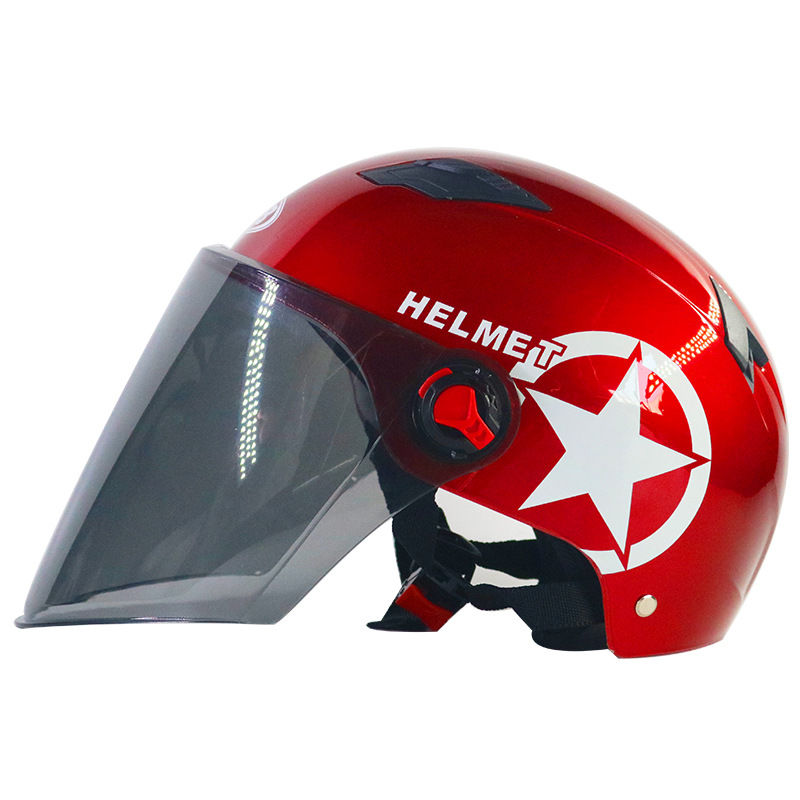 Electric Bicycle Helmet Baby Boy and Girl Summer Helmet Sun Protection Motorcycle Helmet Helmet Helmet Protective Cap Electric Bicycle Helmet Baby Boy and Girl Summer Helmet Sun Protection Motorcycle Helmet Helmet Helmet Protective Cap