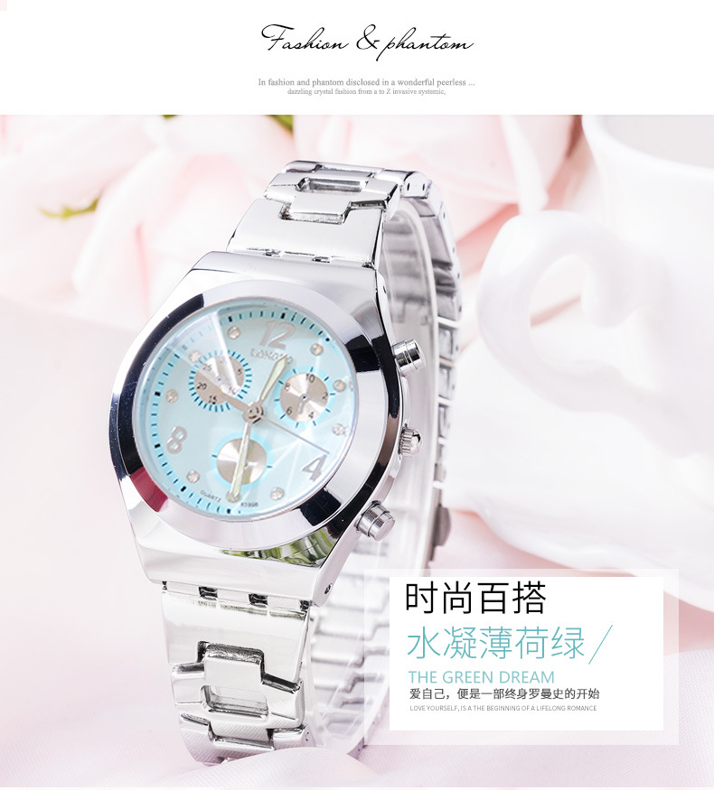 New Fashion Women&#039;s Watch Steel Band Diamond Women&#039;s Watch Simple Fashion Watch Quartz Women&#039;s Watch Wrist Watch