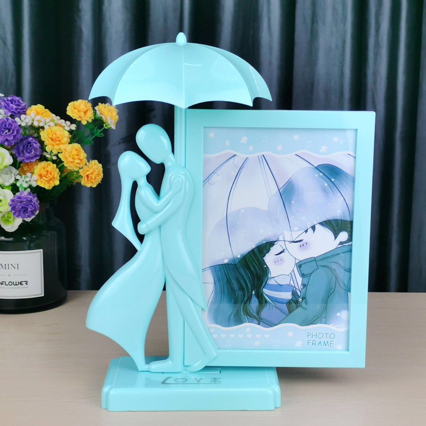Photo Frame and Picture Frame Haotao Photo Frame HT-LM7579 Couple Umbrella 7-Inch (4 Colors)