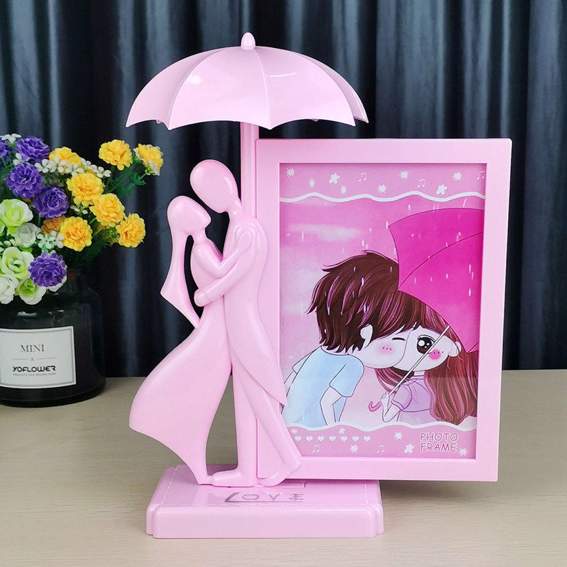 Photo Frame and Picture Frame Haotao Photo Frame HT-LM7579 Couple Umbrella 7-Inch (4 Colors)
