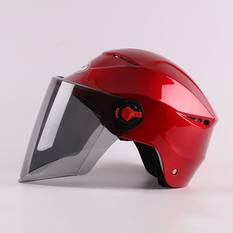 Summer Electric Bicycle Helmet Battery Car Cap Motorcycle Men&#039;s and Women&#039;s Lightweight Helmet Half Helmet Helmet Universal Helmet
