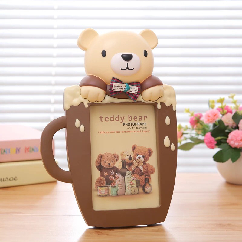 Children's Photo Frame Haotao Photo Frame HT-TF3370 Water Cup Bear 6-Inch (2 Colors) Children's Photo Frame Haotao Photo Frame HT-TF3370 Water Cup Bear 6-Inch (2 Colors)