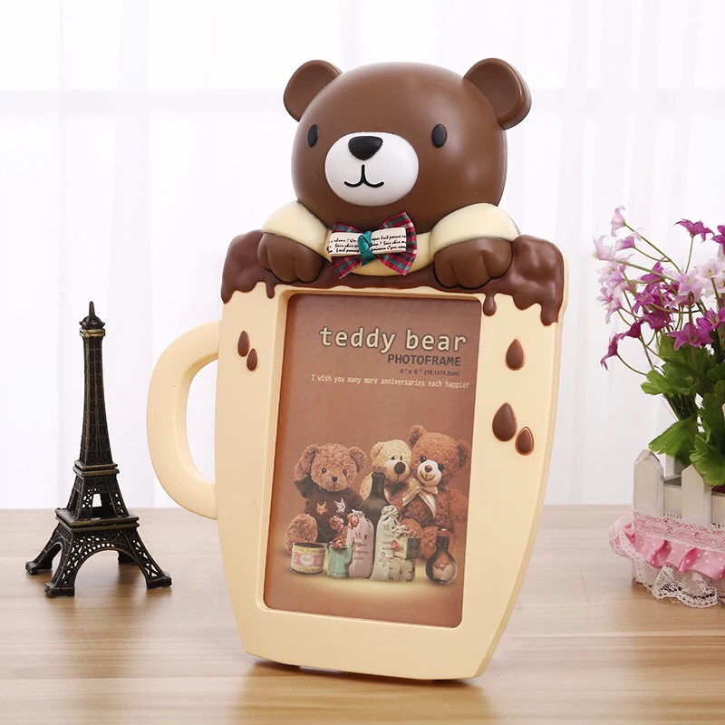 Children's Photo Frame Haotao Photo Frame HT-TF3370 Water Cup Bear 6-Inch (2 Colors) Children's Photo Frame Haotao Photo Frame HT-TF3370 Water Cup Bear 6-Inch (2 Colors)