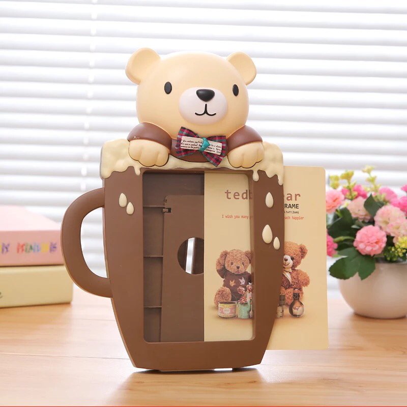 Children's Photo Frame Haotao Photo Frame HT-TF3370 Water Cup Bear 6-Inch (2 Colors) Children's Photo Frame Haotao Photo Frame HT-TF3370 Water Cup Bear 6-Inch (2 Colors)