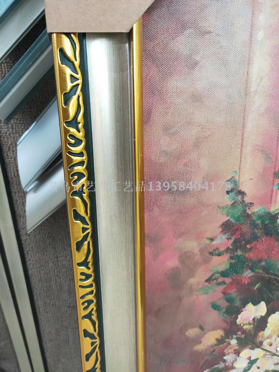 Export Oil Painting Flower Decorative Painting Wholesale Custom Factory Direct Sale Photo Frame