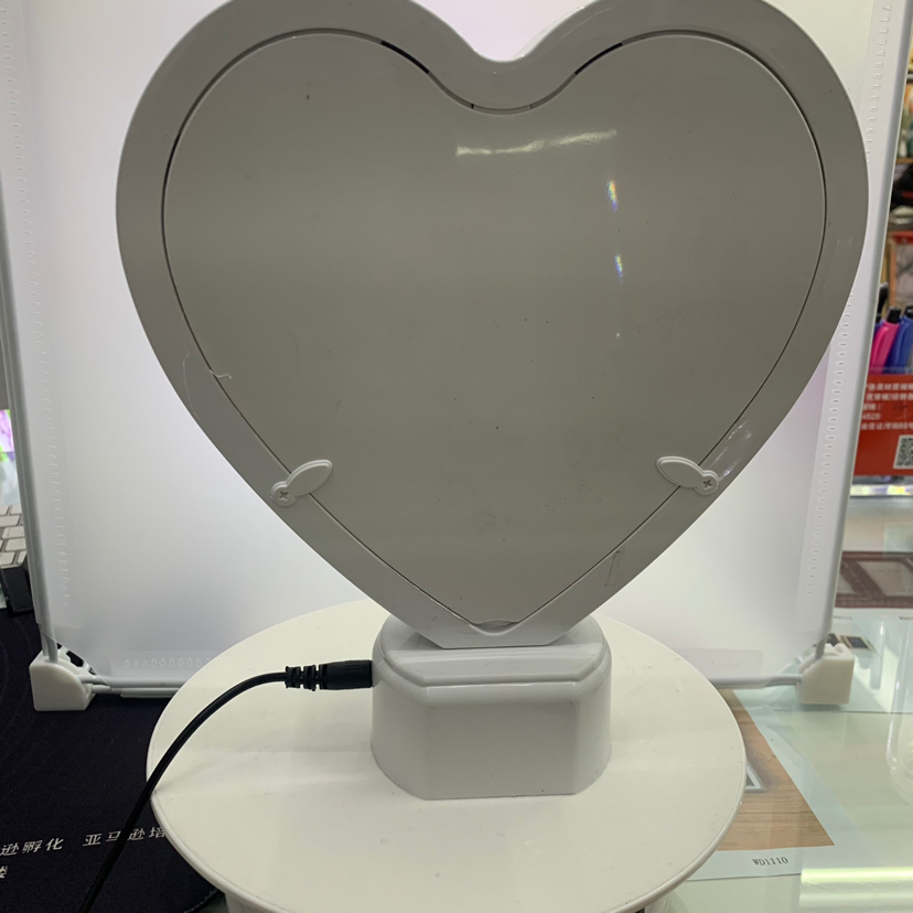 Peach Heart Shape with LED Creative Decoration Crafts Home Decoration Living Room Bedroom Photo Magic Mirror Photo Frame