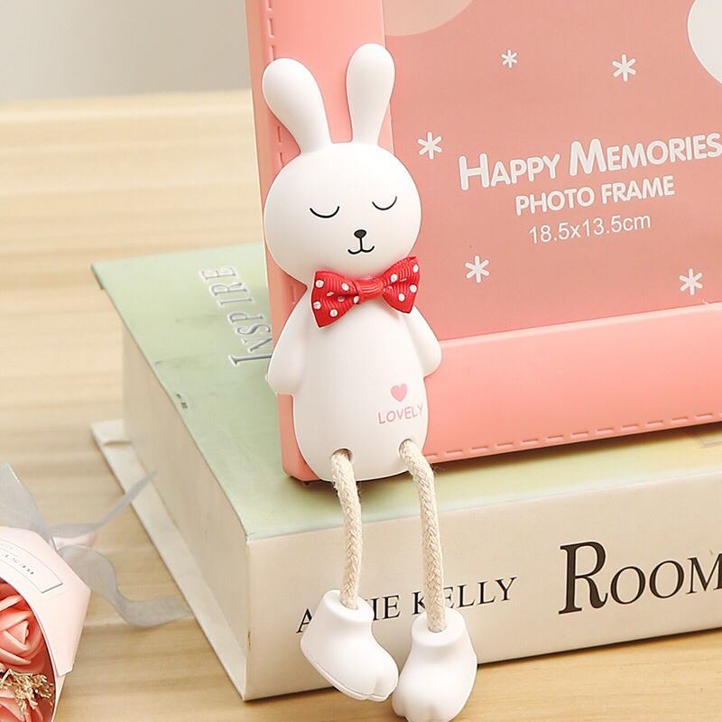 Haotao Photo Frame HT-TF1132 Hanging Rabbit 7-Inch Vertical Version (3 Colors)