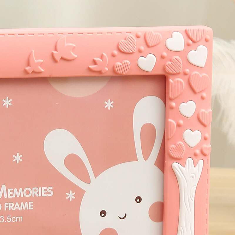 Haotao Photo Frame HT-TF1132 Hanging Rabbit 7-Inch Vertical Version (3 Colors)