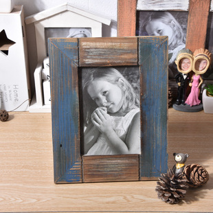 Factory Direct Sales Distressed Photo Frame 7-Inch 6-Inch More Sizes Creative Home Decoration Wholesale Photo Studio Picture Frame Wholesale