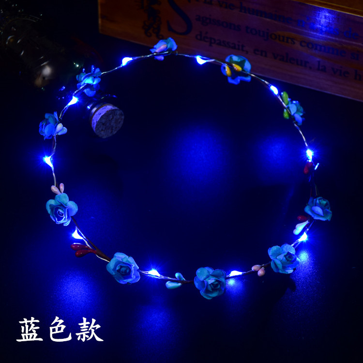 KoreanStyle Rattan Strip Headdress Flower Tourist Attractions Hot Selling Hair Accessories Headband Night Market Batch