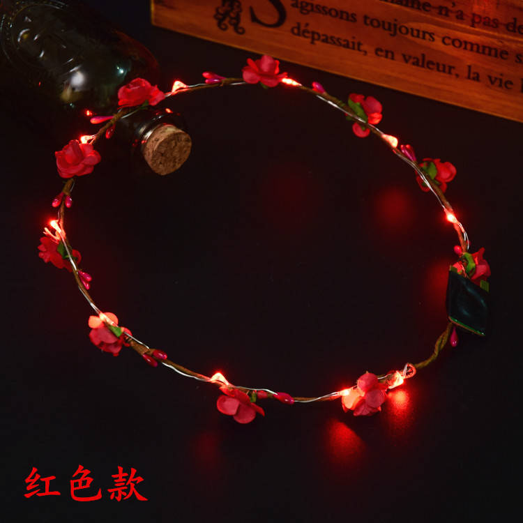 KoreanStyle Rattan Strip Headdress Flower Tourist Attractions Hot Selling Hair Accessories Headband Night Market Batch