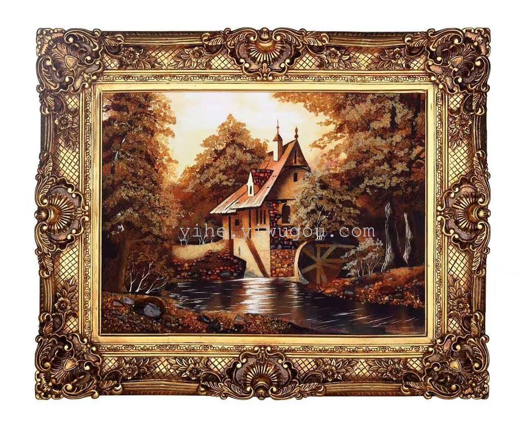European manufacturers European oil painting wholesale resin photo frame empty box carved conjoined box
