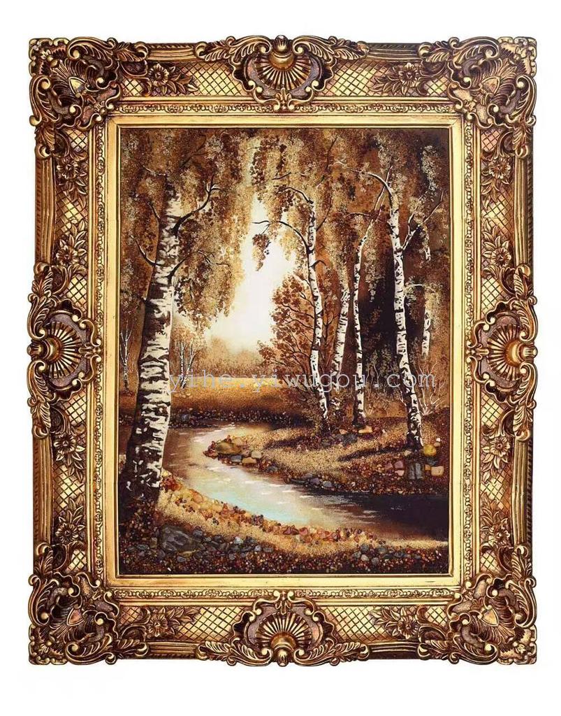 European manufacturers European oil painting wholesale resin photo frame empty box carved conjoined box