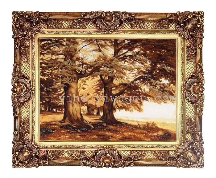 European manufacturers European oil painting wholesale resin photo frame empty box carved conjoined box