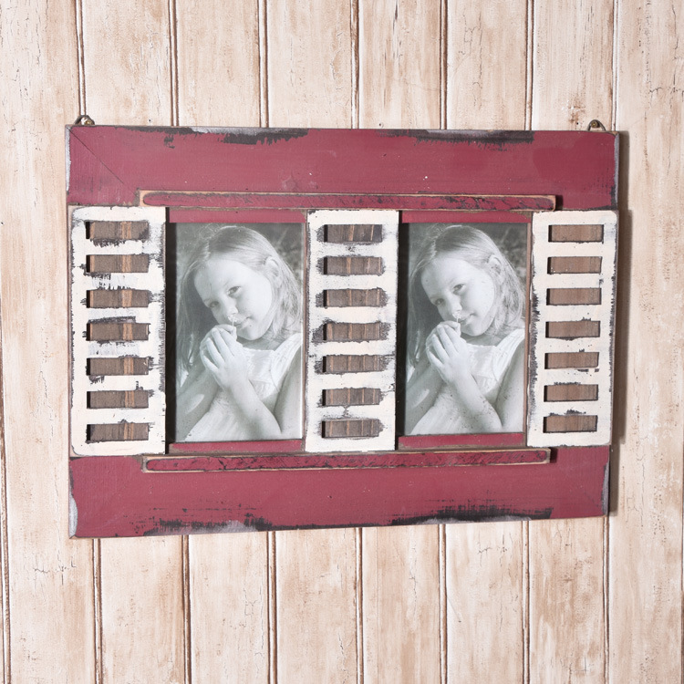 7-Inch Vintage Solid Wood Picture Frame Decoration Creative Studio Photo Frame Home Decorative Crafts Photo Frame Wholesale