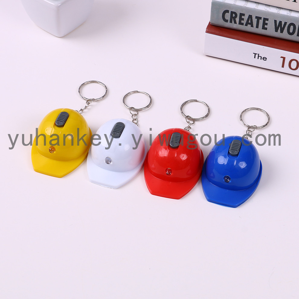 Helmet Helmet Bottle Opener Beer Knock Led Keychain with Light Bag with Light Key Pendants