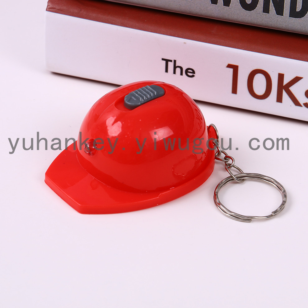 Helmet Helmet Bottle Opener Beer Knock Led Keychain with Light Bag with Light Key Pendants