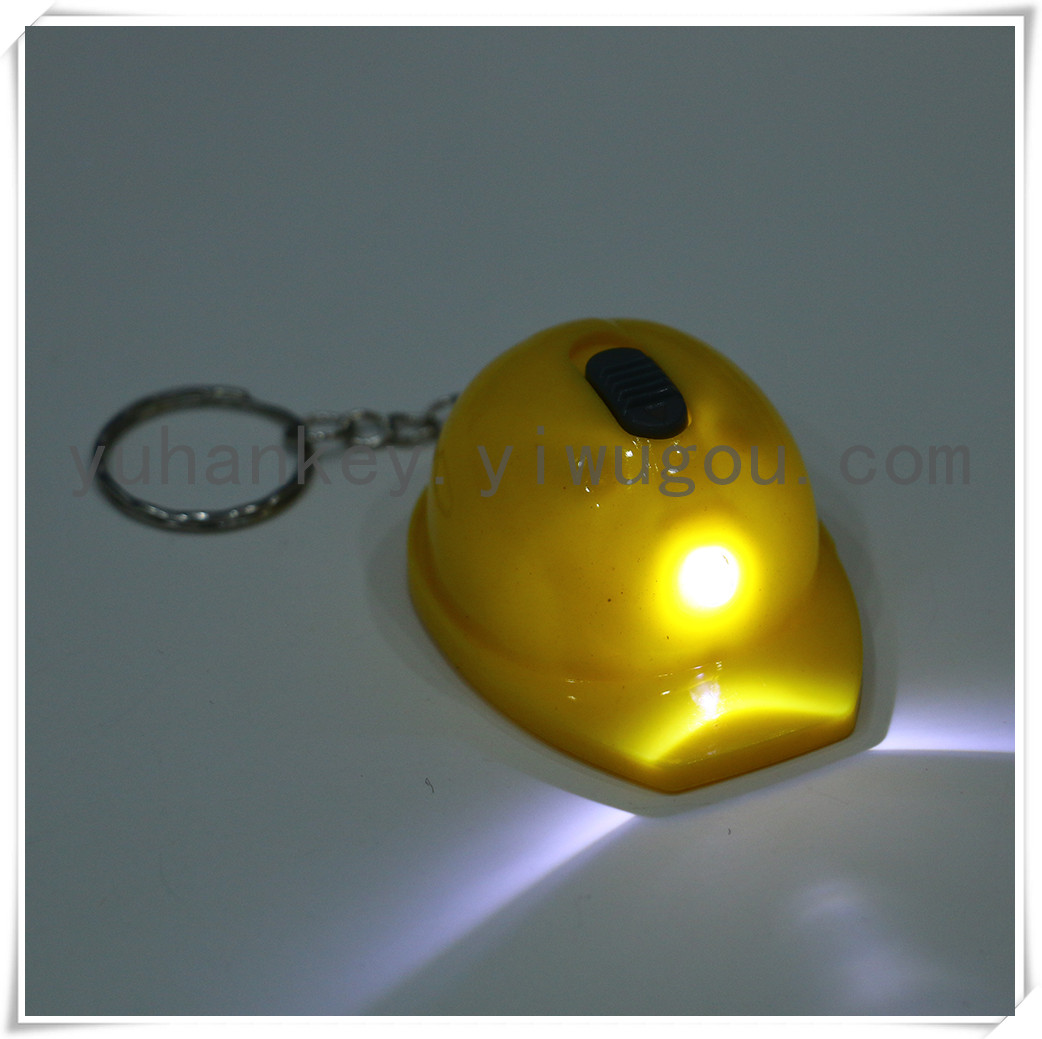 Helmet Helmet Bottle Opener Beer Knock Led Keychain with Light Bag with Light Key Pendants