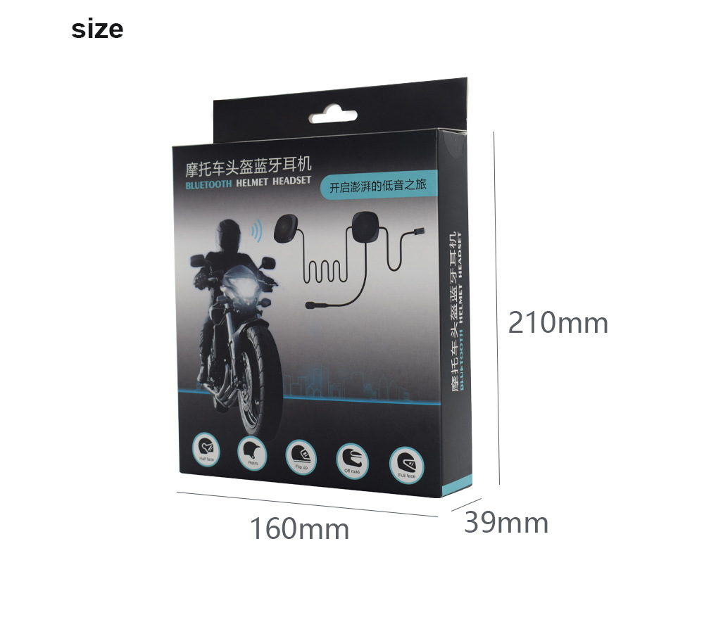 Motorcycle Headset Bluetooth 5.0 Helmet Headset Motorcycle Full Helmet Half Helmet Universal Wireless Motorcycle Headset Bluetooth 5.0 Helmet Headset Motorcycle Full Helmet Half Helmet Universal Wireless