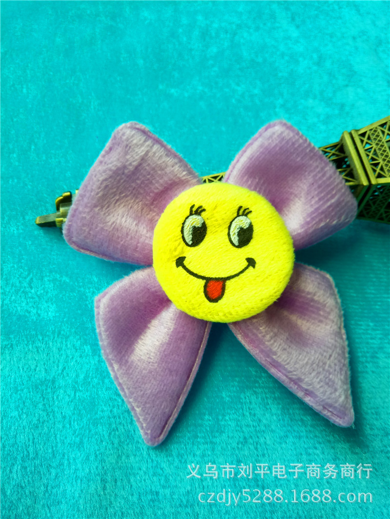 Supply Ultrasonic Embossed Smiley Bow Clothing Accessories Headdress Accessories Handmade Flowers Supply Ultrasonic Embossed Smiley Bow Clothing Accessories Headdress Accessories Handmade Flowers