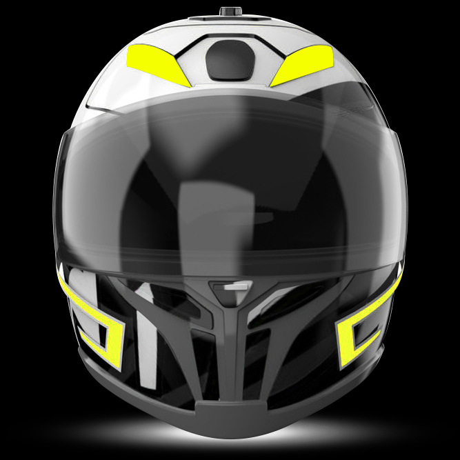 El helmet cold light motorcycle helmet decoration night light