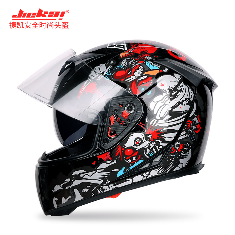 Motorcycle Helmet Men and Women Full Helmet Full Cover Cool Four Seasons Motorcycle Racing Helmet Full Helmet