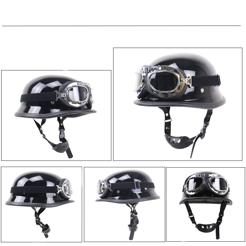 Motorcycle Helmet Retro Half Helmet Harley Motorcycle Helmet Outdoor Riding Protective Helmet DOT Certification Motorcycle Helmet Retro Half Helmet Harley Motorcycle Helmet Outdoor Riding Protective Helmet DOT Certification