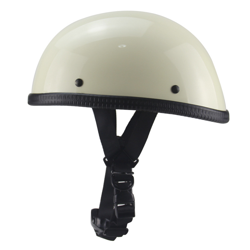 Cross-Border Nostalgic Cool Retro Helmet Ladle Shaped Helmet EE Half Helmet Electric Bicycle Helmet Electromobile 