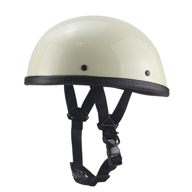 Cross-Border Nostalgic Cool Retro Helmet Ladle Shaped Helmet EE Half Helmet Electric Bicycle Helmet Electromobile 