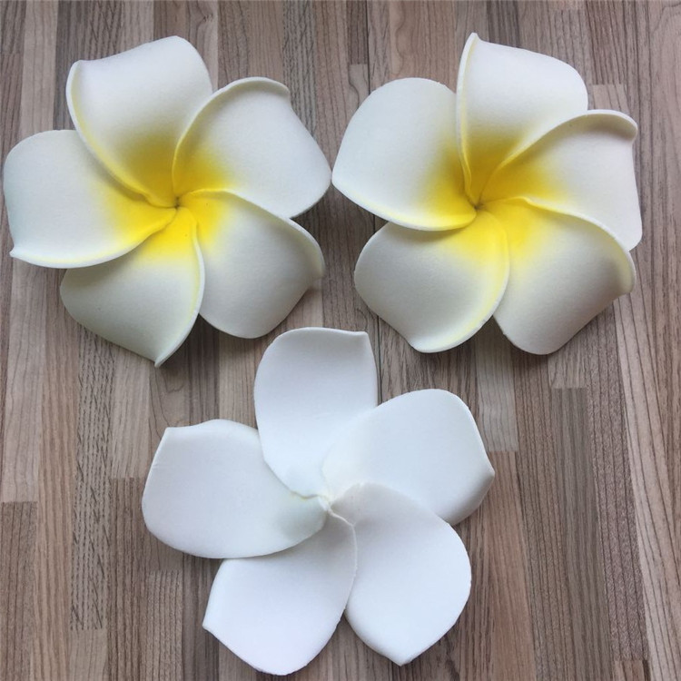 4/5/6/7/8/9/11cm Multi-Specification Plumeria Rubra Headdress Simulation Eva Swimsuit Travel Headdress Flower Flowers