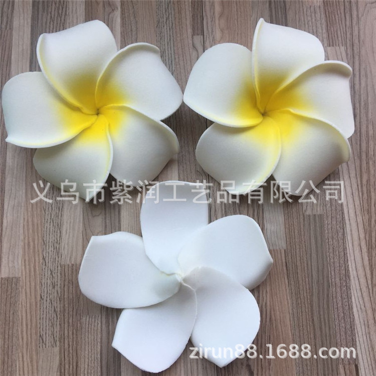 4/5/6/7/8/9/11cm Multi-Specification Plumeria Rubra Headdress Simulation Eva Swimsuit Travel Headdress Flower Flowers