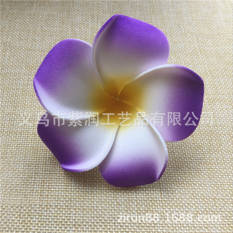 4/5/6/7/8/9/11cm Multi-Specification Plumeria Rubra Headdress Simulation Eva Swimsuit Travel Headdress Flower Flowers