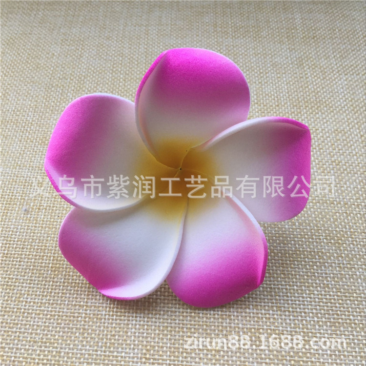 4/5/6/7/8/9/11cm Multi-Specification Plumeria Rubra Headdress Simulation Eva Swimsuit Travel Headdress Flower Flowers