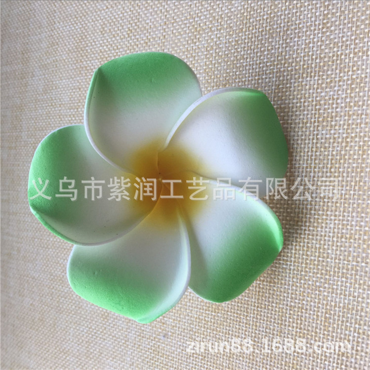 4/5/6/7/8/9/11cm Multi-Specification Plumeria Rubra Headdress Simulation Eva Swimsuit Travel Headdress Flower Flowers
