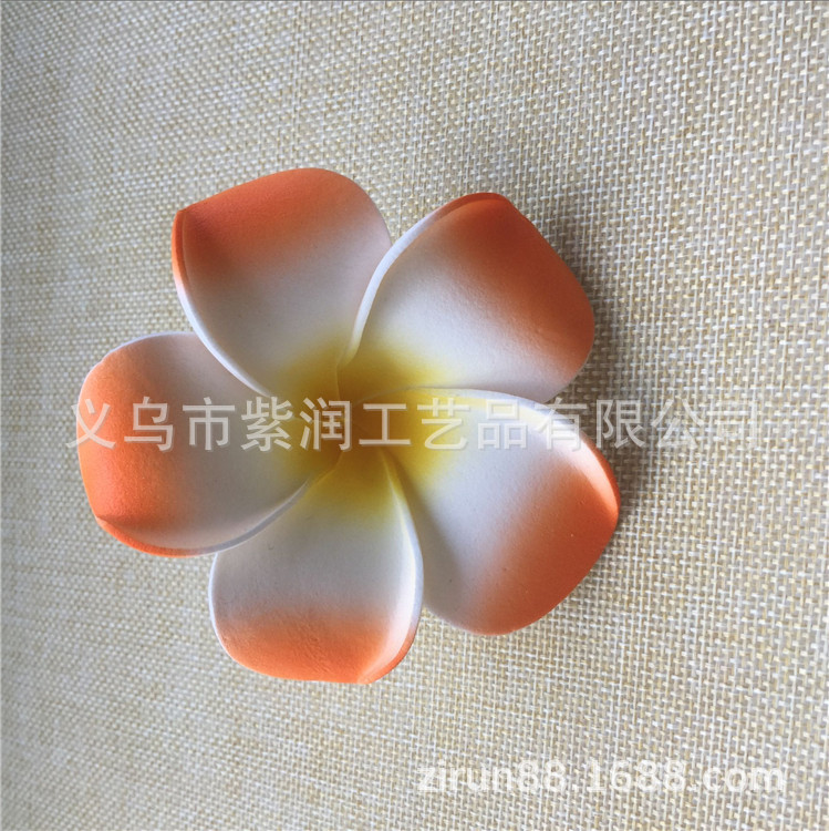 4/5/6/7/8/9/11cm Multi-Specification Plumeria Rubra Headdress Simulation Eva Swimsuit Travel Headdress Flower Flowers