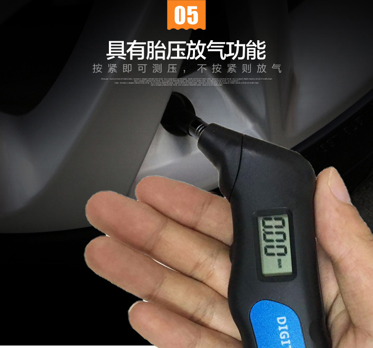 Air Pressure Gauge Multifunctional Tire Pressure Gun Digital Display Tire Gauge Steam Pressure Gauge Tire Pressure Gauge