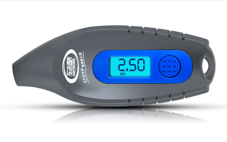 Available Car Zhiku Electronic Digital Tire Pressure Monitor Gauge Car Tire Pressure Gauge Digital Tire Pressure Gauge