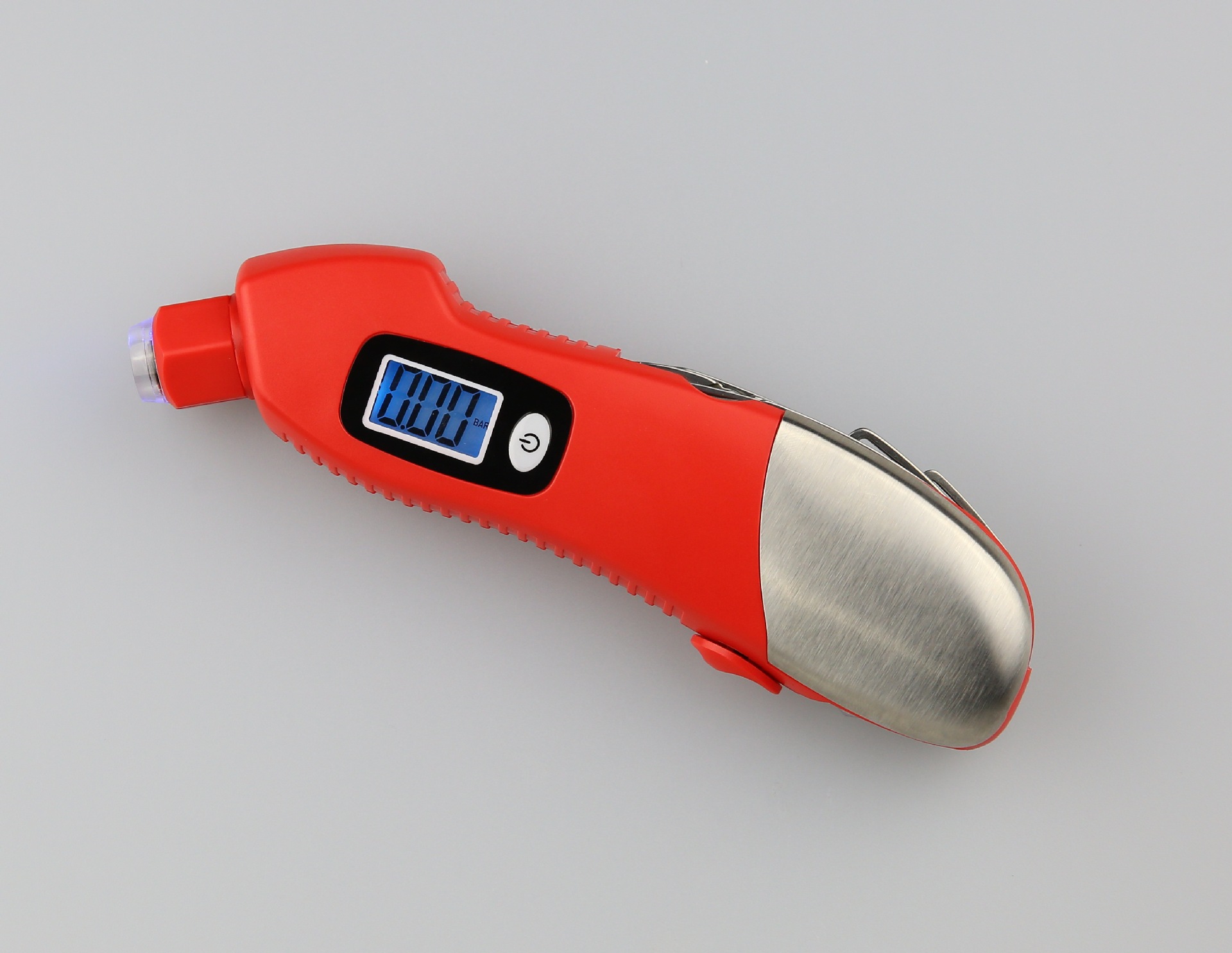 The Swiss Army knife multifunctional tire pressure gauge, digital tire pressure gauge, tire pressure gauge