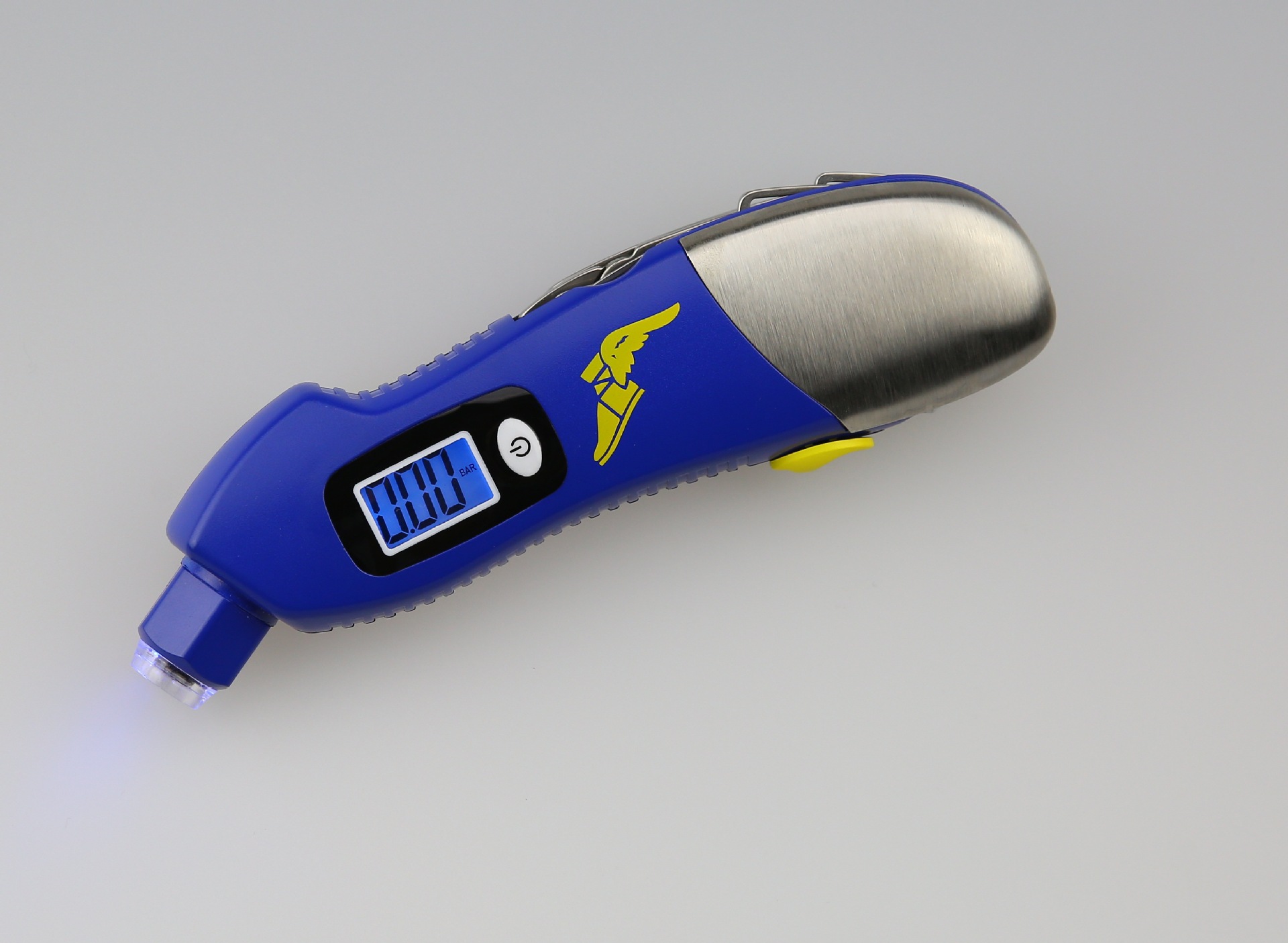 The Swiss Army knife multifunctional tire pressure gauge, digital tire pressure gauge, tire pressure gauge