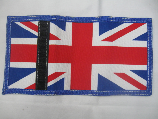 United Kingdom-meter canvas Union Jack flag wallet is made of high quality 10 amine fine color printing process.