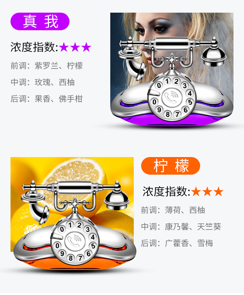 New Retro 2-in-1 Parking Card Telephone Car Perfume Holder Creative Multifunctional Decoration New Retro 2-in-1 Parking Card Telephone Car Perfume Holder Creative Multifunctional Decoration