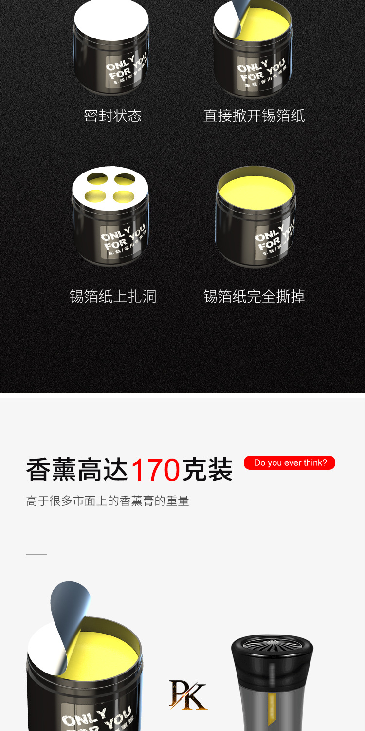 New Cans Car Perfume Car Aromatherapy Lasting Car Interior Solid Balm Decoration New Product Best-Selling Supplies