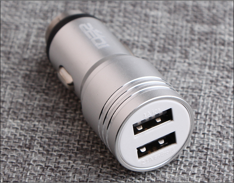 Zeki car charger dual USB car charger mobile phone charger safety hammer car charger wholesale