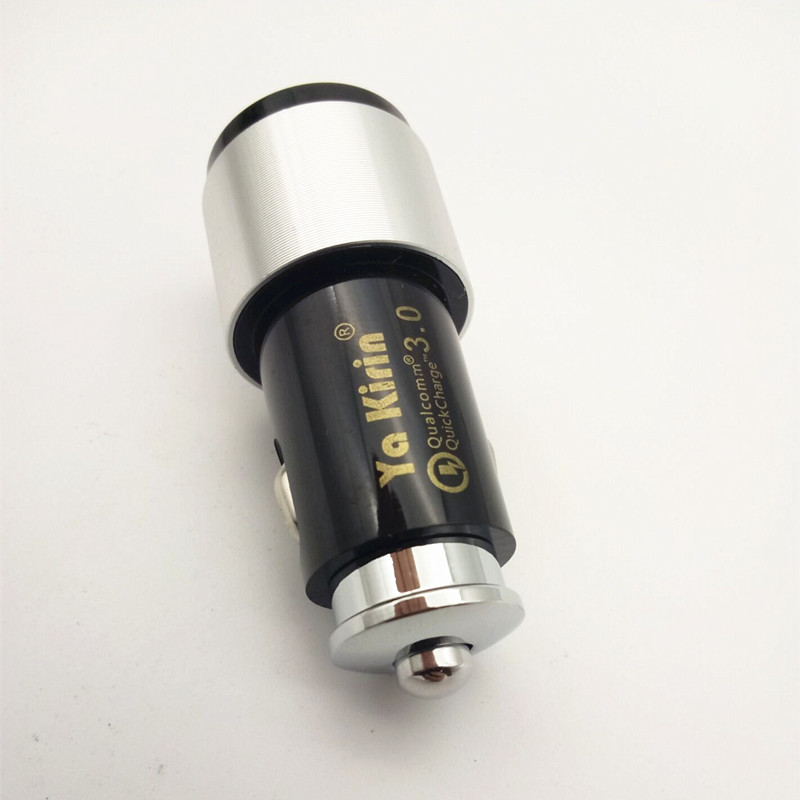 3.0ya Kirin original apple type-c metal car charger for quick charging of USB charger.